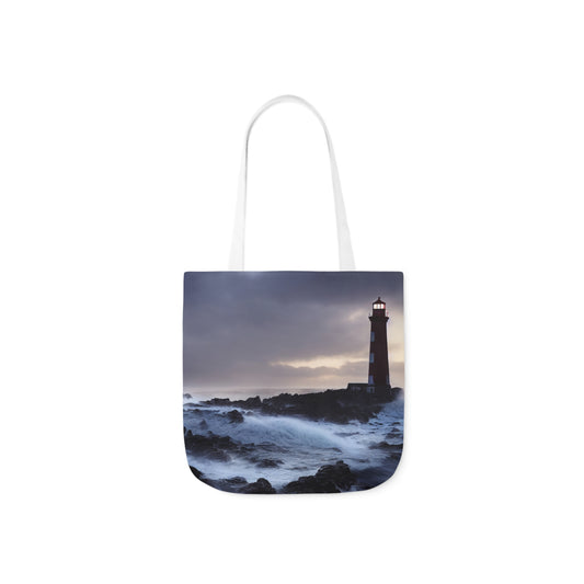 Seascape #3 - Polyester Canvas Tote Bag (AOP)