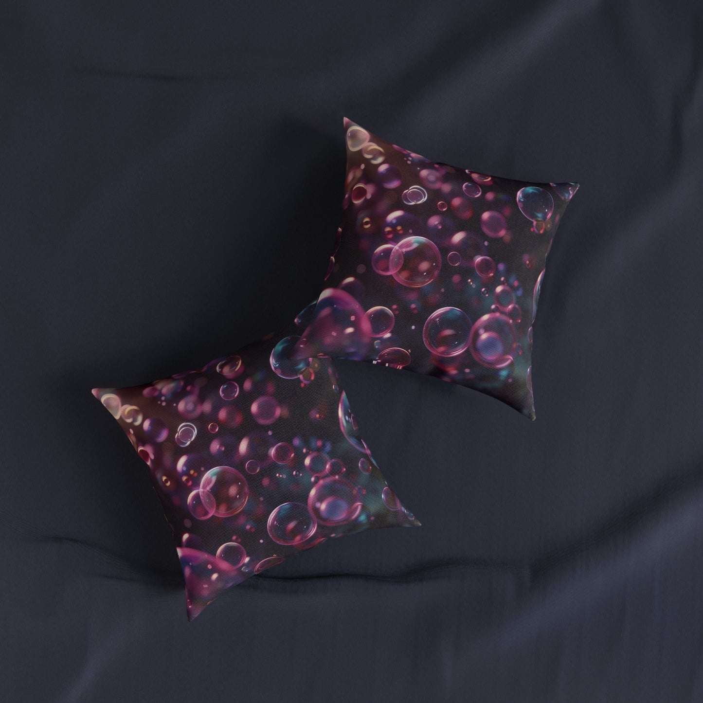 Blackcurrant Bubbles - Square Pillow - UK