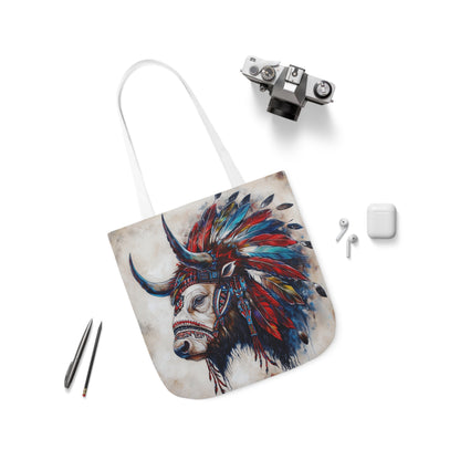 Native American Art #3 - Polyester Canvas Tote Bag (AOP)