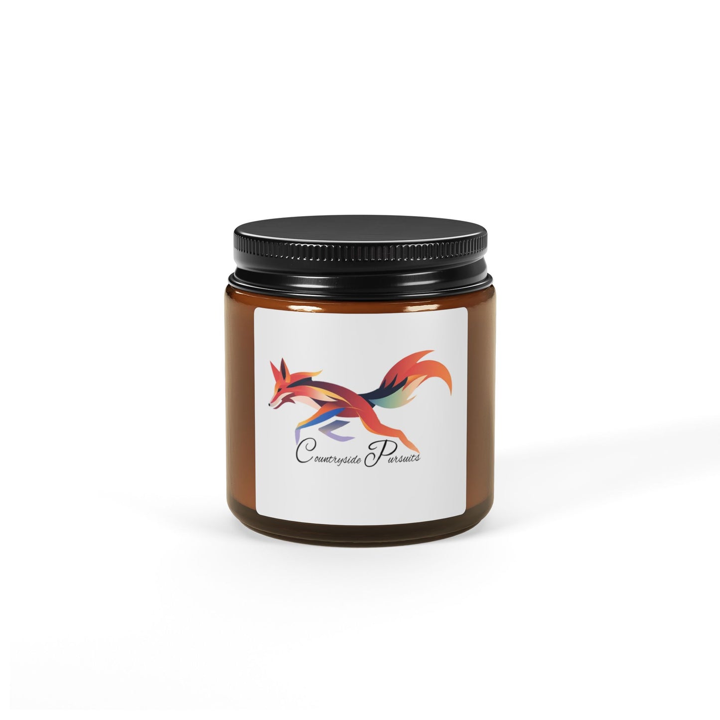 Artistic Scented Soy Candle - Multi-Size Amber Jar | Perfect Gift for Nature Lovers & Cosy Atmosphere - USA