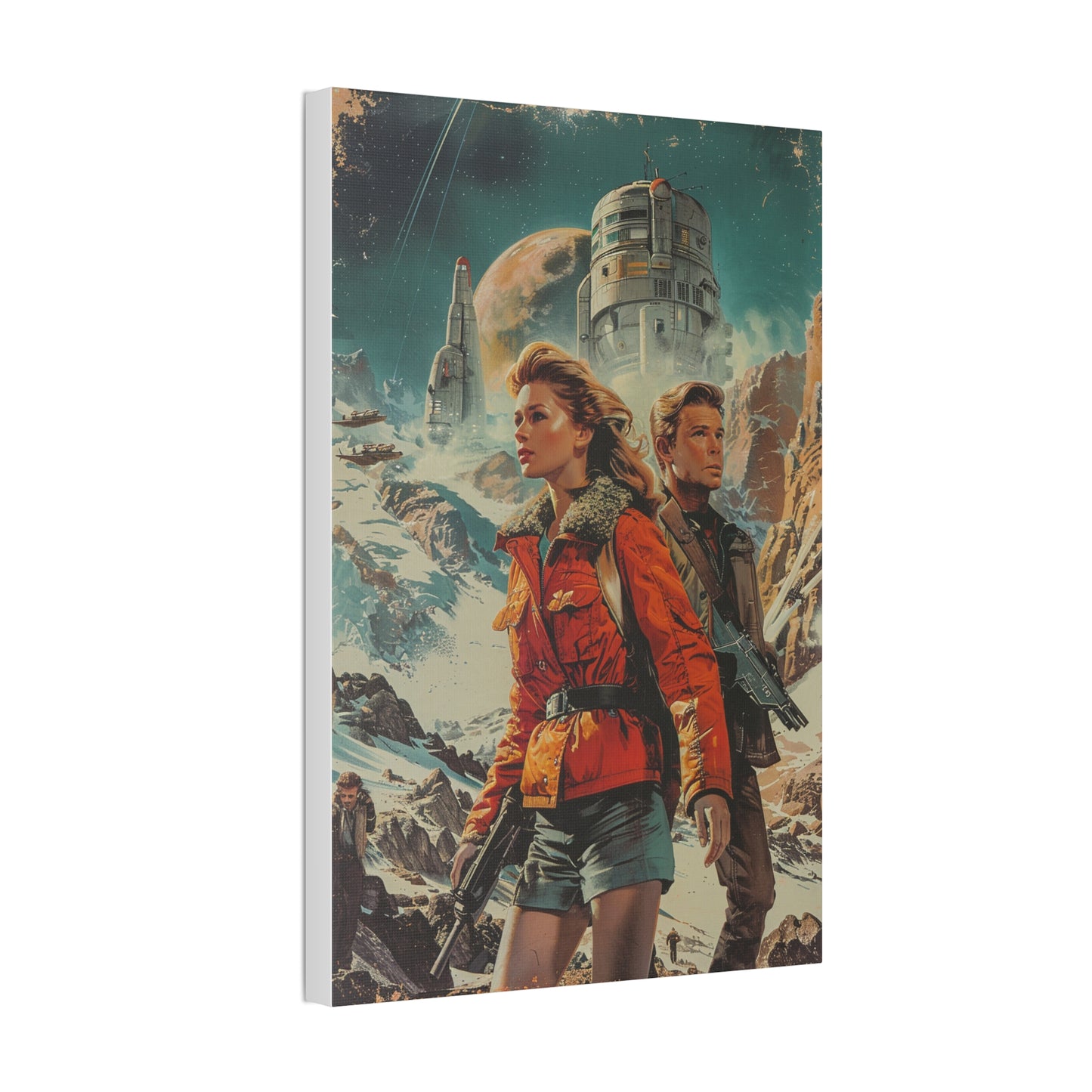 Sci-Fi 1950's #3 - Polyester Canvas