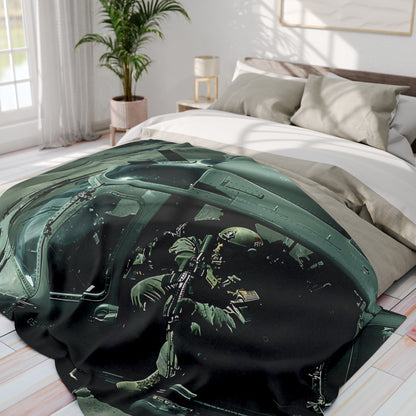 Black Hawk 2 Arctic Fleece Blanket - USA