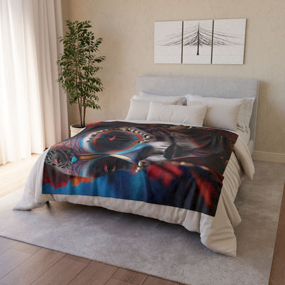 Day of The Dead 1 - Soft Polyester Blanket UK