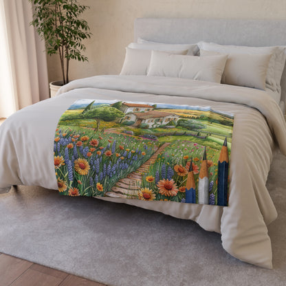 Countryside Beauty #1 - Soft Polyester Blanket