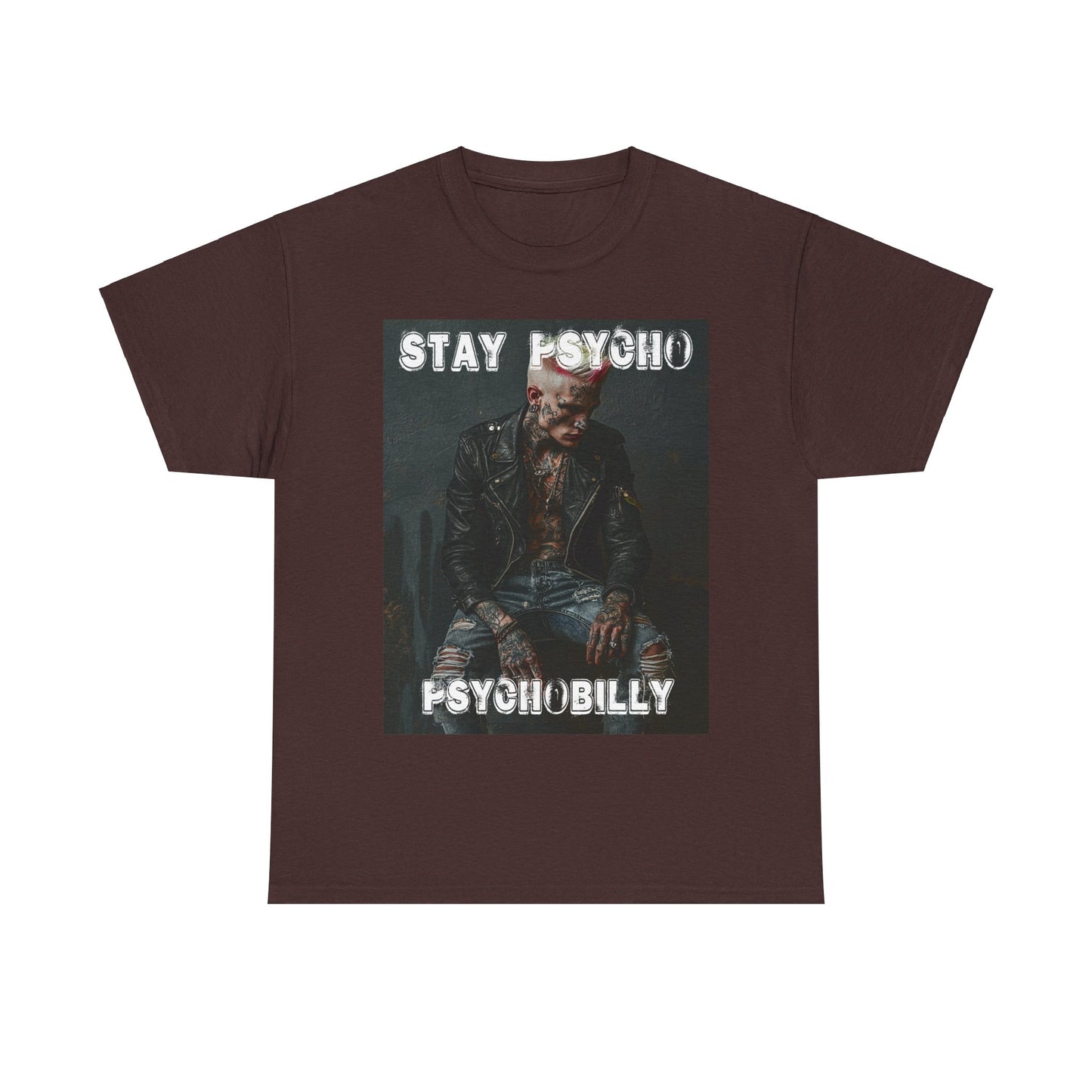 Psycho 1 - Unisex Heavy Cotton Tee - UK
