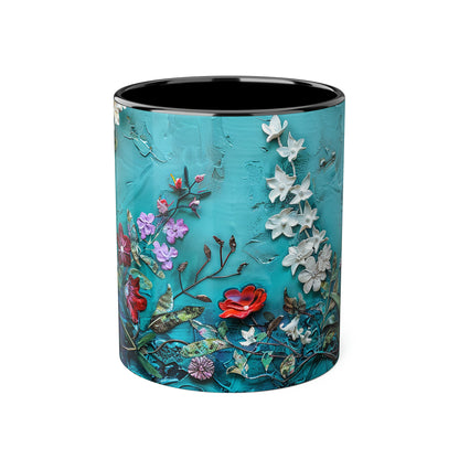 Wild Flowers Accent Mugs, 11oz - Canada Only