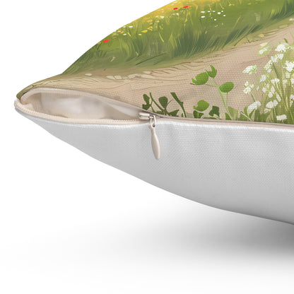 Countryside #4 - Spun Polyester Pillow USA