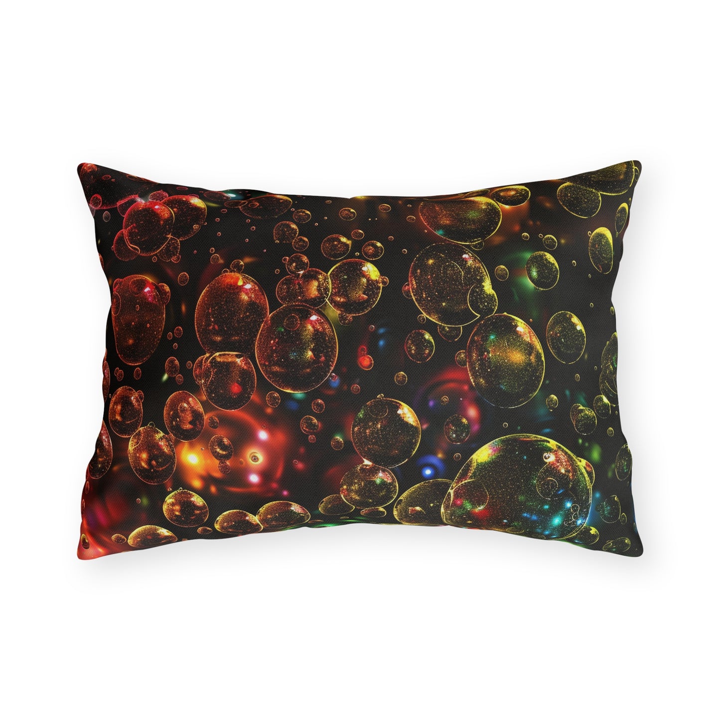 Effervescent Bubbles - Outdoor Pillows - USA
