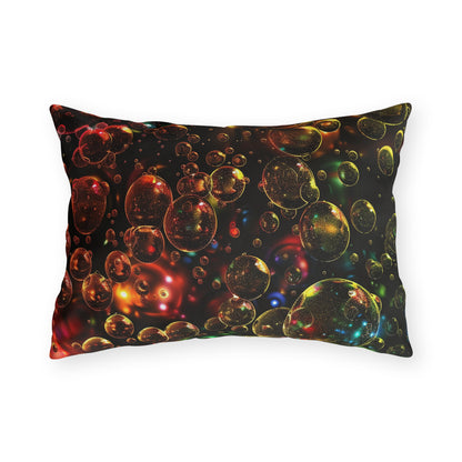 Effervescent Bubbles - Outdoor Pillows - USA