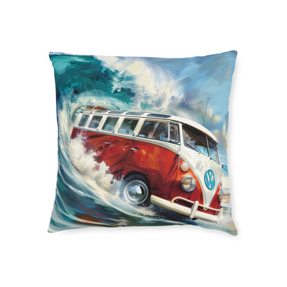 VW Surf Wagon - Square Pillow - UK