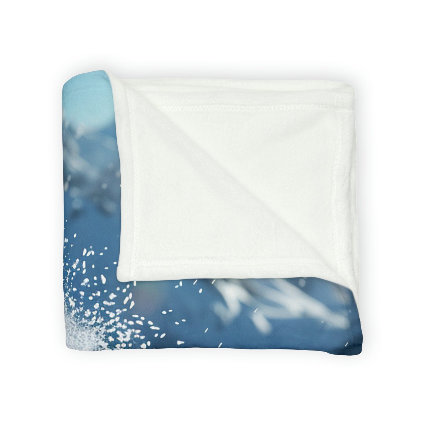 Downhill Skier #4 - Soft Polyester Blanket