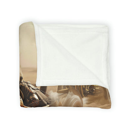 Steampunk Racer #2 - Soft Polyester Blanket
