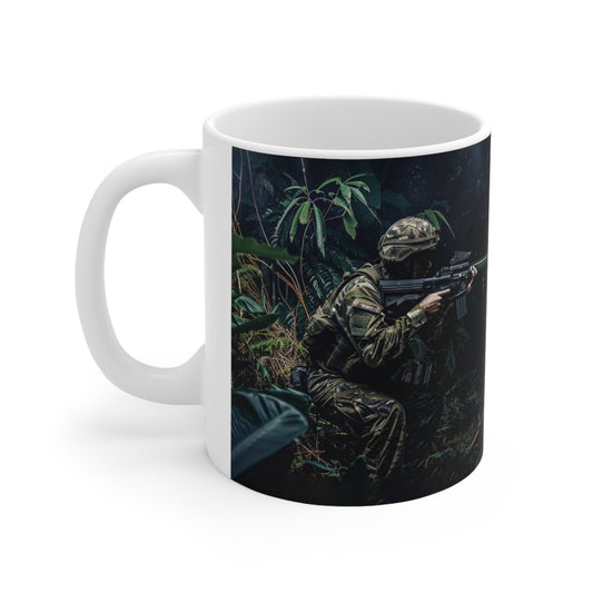 British Military White Ceramic Mug, 11oz UK