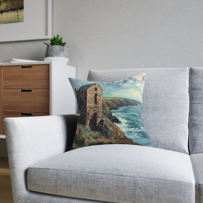 Cornwall - Engine House Cushion - UK