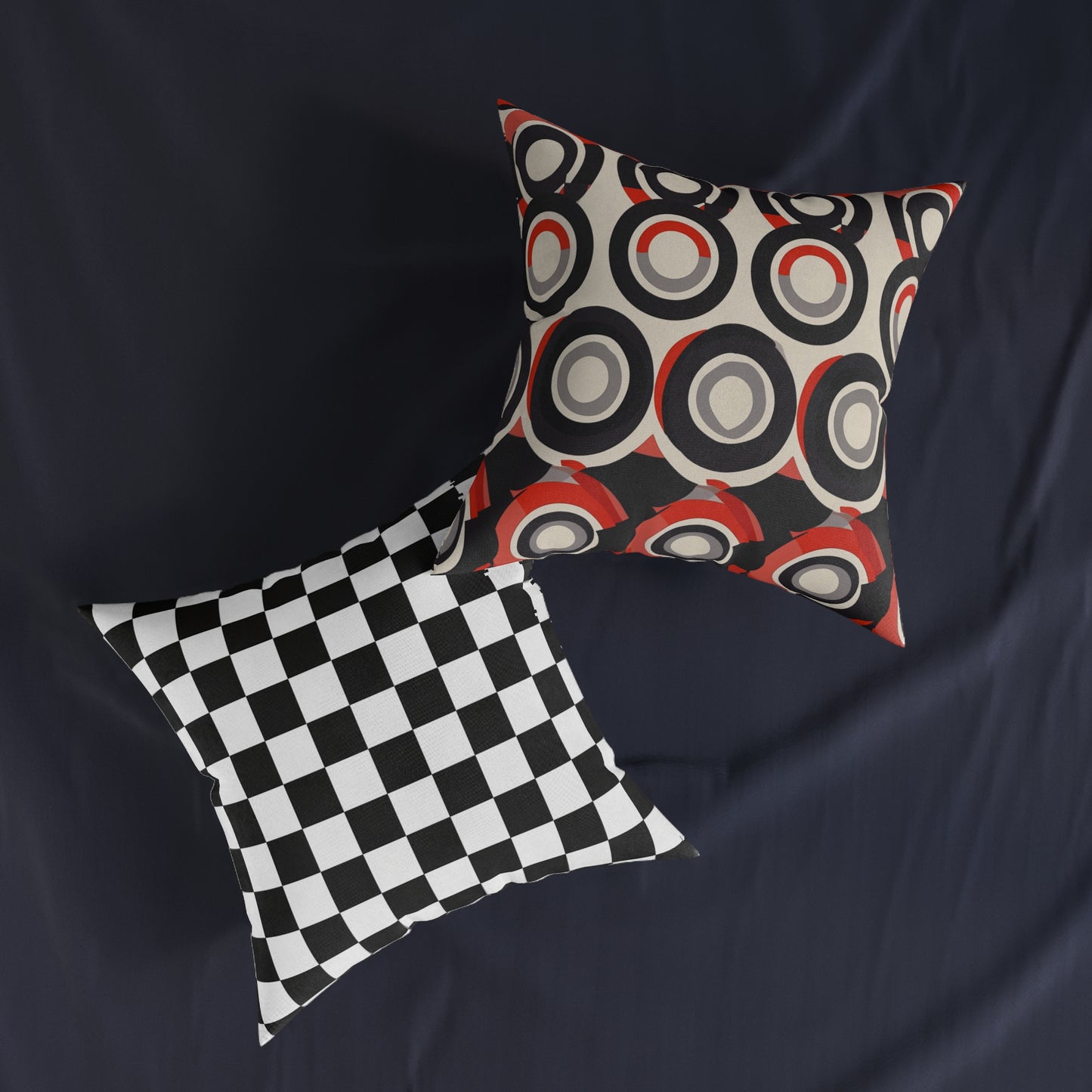1960's Retro 2 - Square Pillow - UK