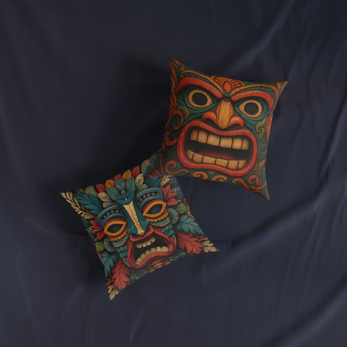 Tiki 2 - Square Cushion - UK