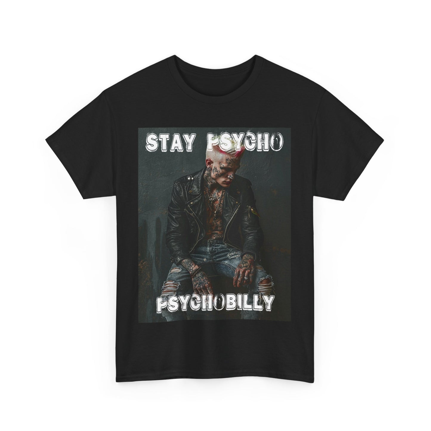 Psycho 1 - Unisex Heavy Cotton Tee - UK