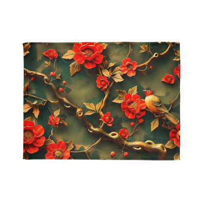 Chinoiserie #2 - Soft Polyester Blanket