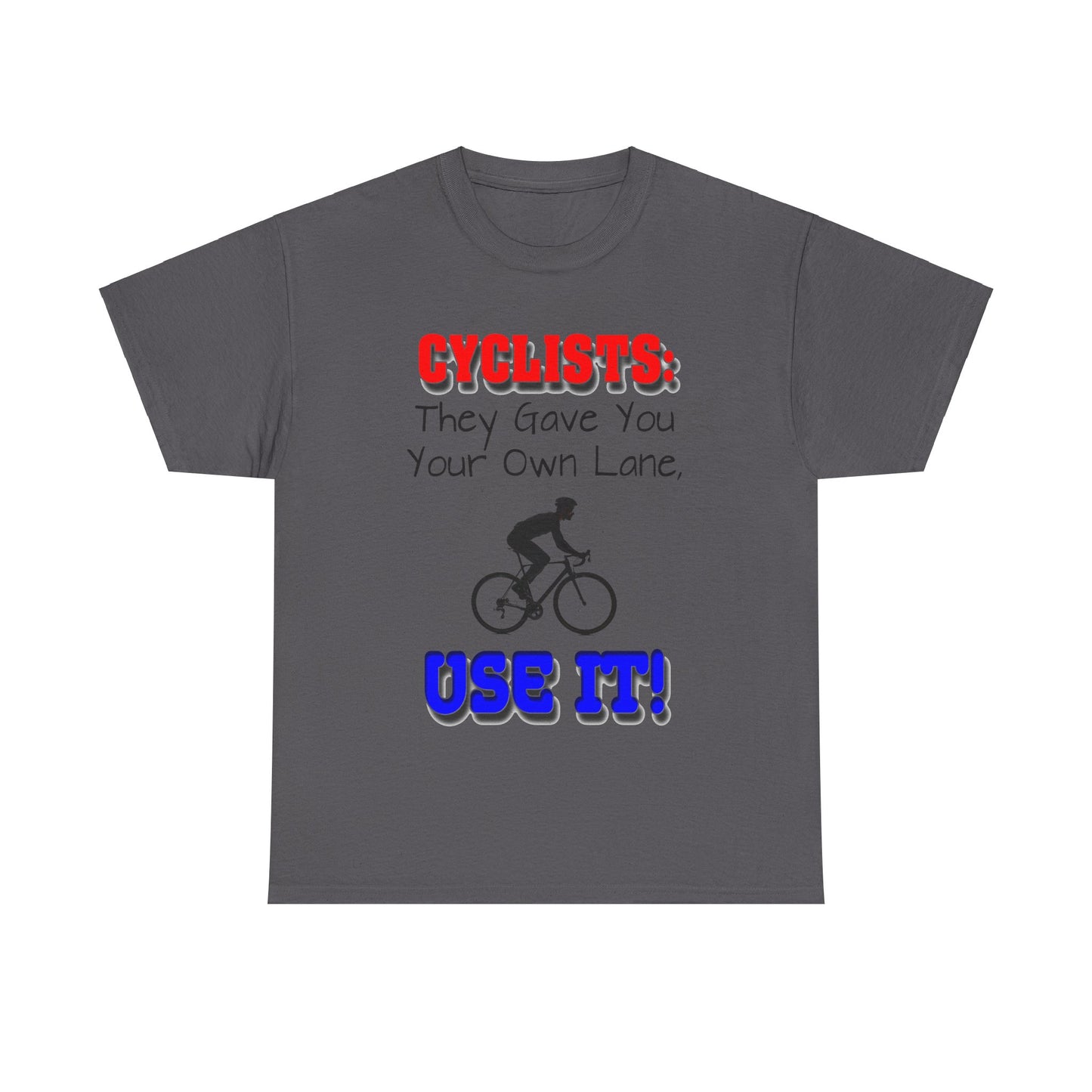 Cyclists 1 - Unisex Heavy Cotton Tee - UK