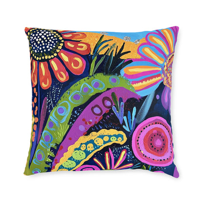 Traditional Aboriginal 2 - Square Pillow - UK