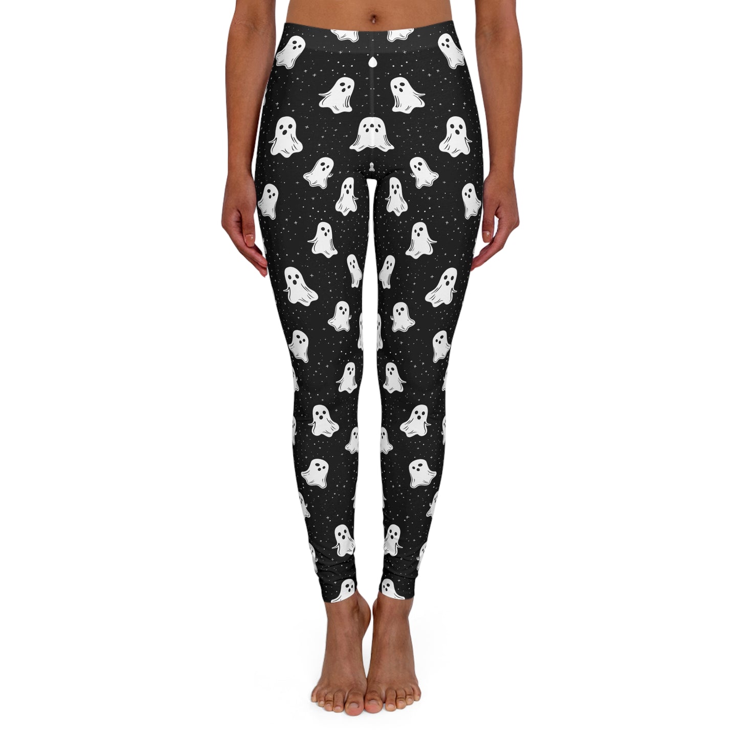 Ghosts Women's Casual Spandex Leggings - UK, USA, AUS