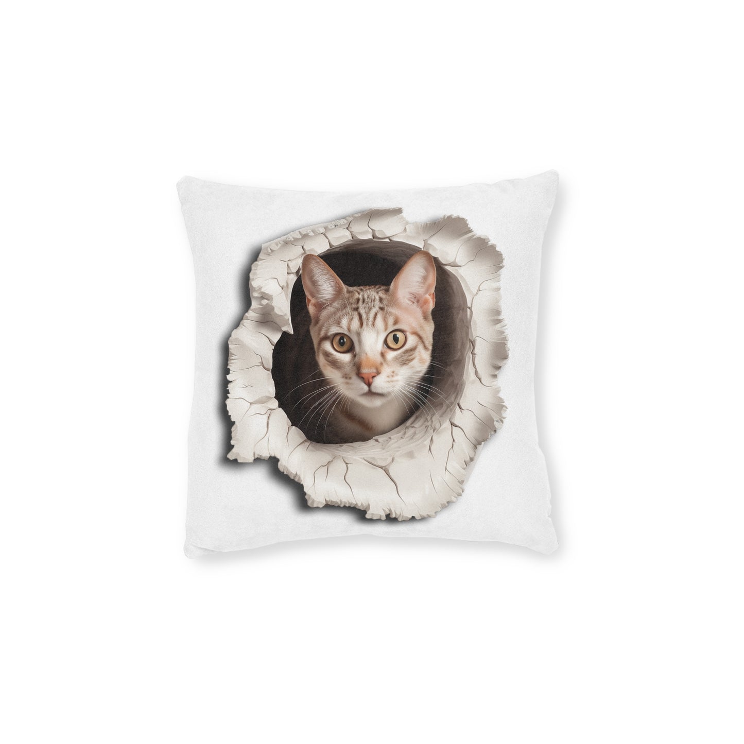 Cat 1 - Square Pillow - UK