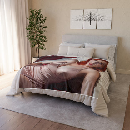 Red Hot Red-head 2 - Soft Polyester Blanket - UK