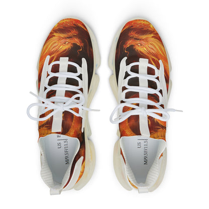 Dragon Design Sneakers  -  Men's Mesh Sneakers - China Only