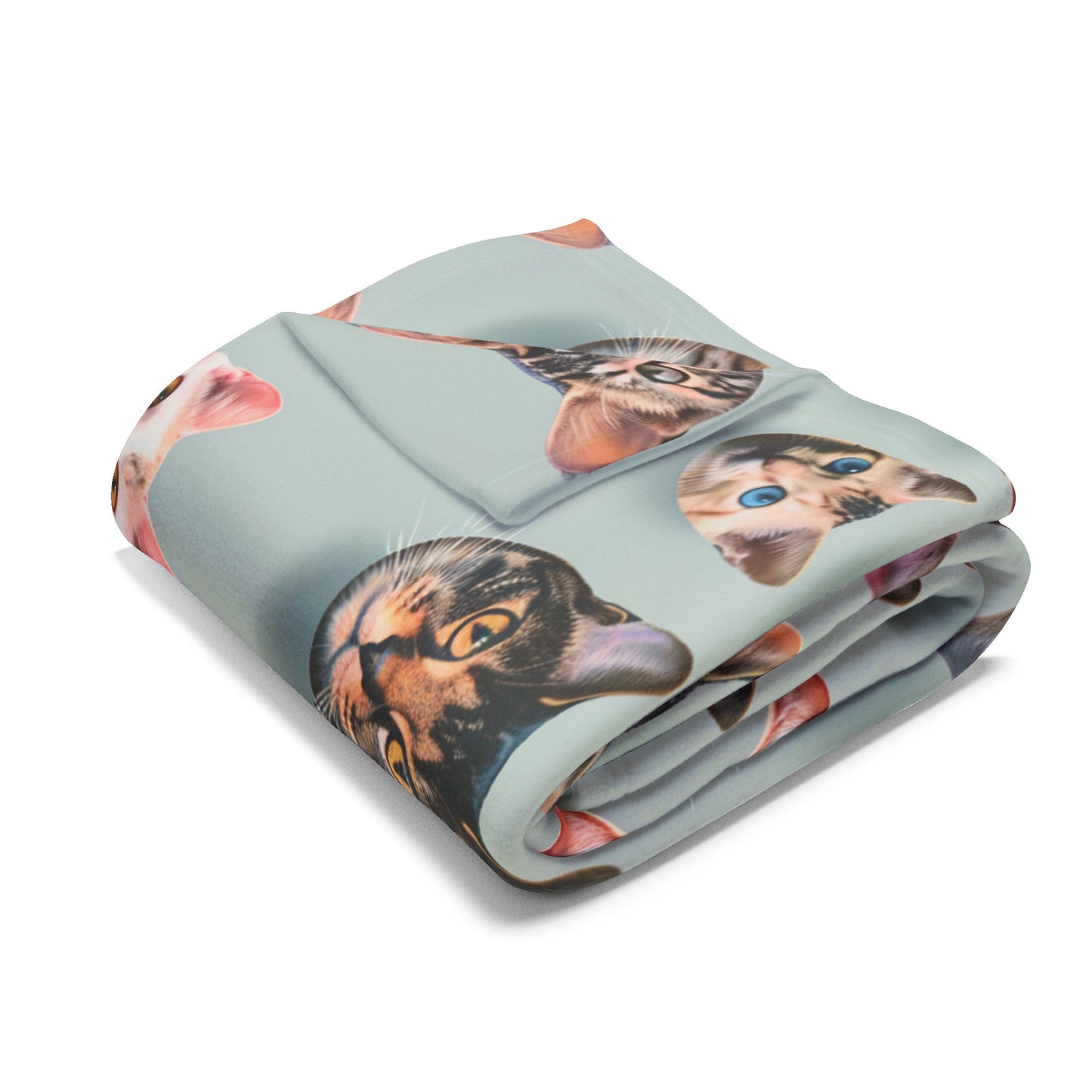 Cat Collage Arctic Fleece Blanket  -  USA