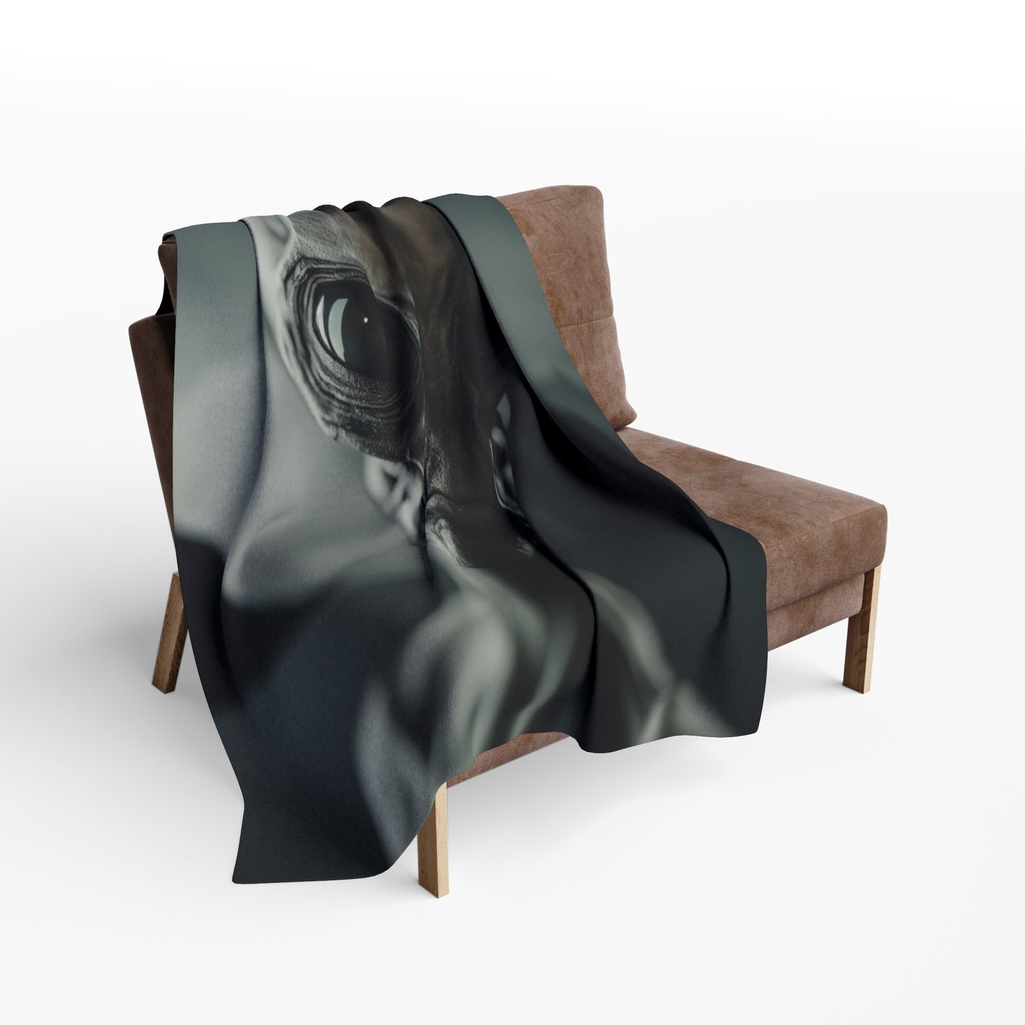 Alien Visitor  -  Arctic Fleece Blanket - USA