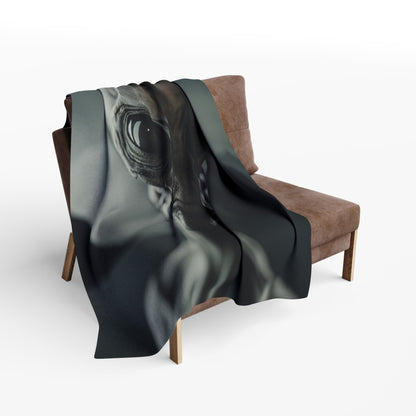 Alien Visitor  -  Arctic Fleece Blanket - USA
