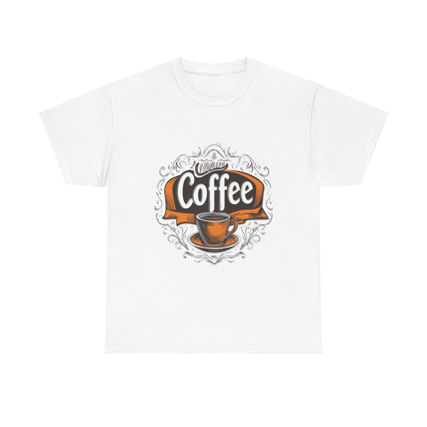 Unisex Heavy Cotton Coffee Tee - Perfect for Coffee Lovers - USA