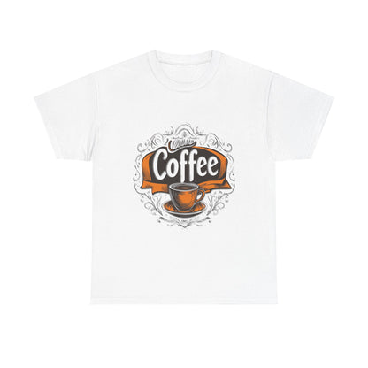 Unisex Heavy Cotton Coffee Tee - Perfect for Coffee Lovers - USA