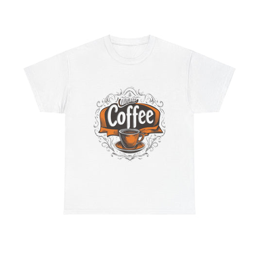 Unisex Heavy Cotton Coffee Tee - Perfect for Coffee Lovers - USA
