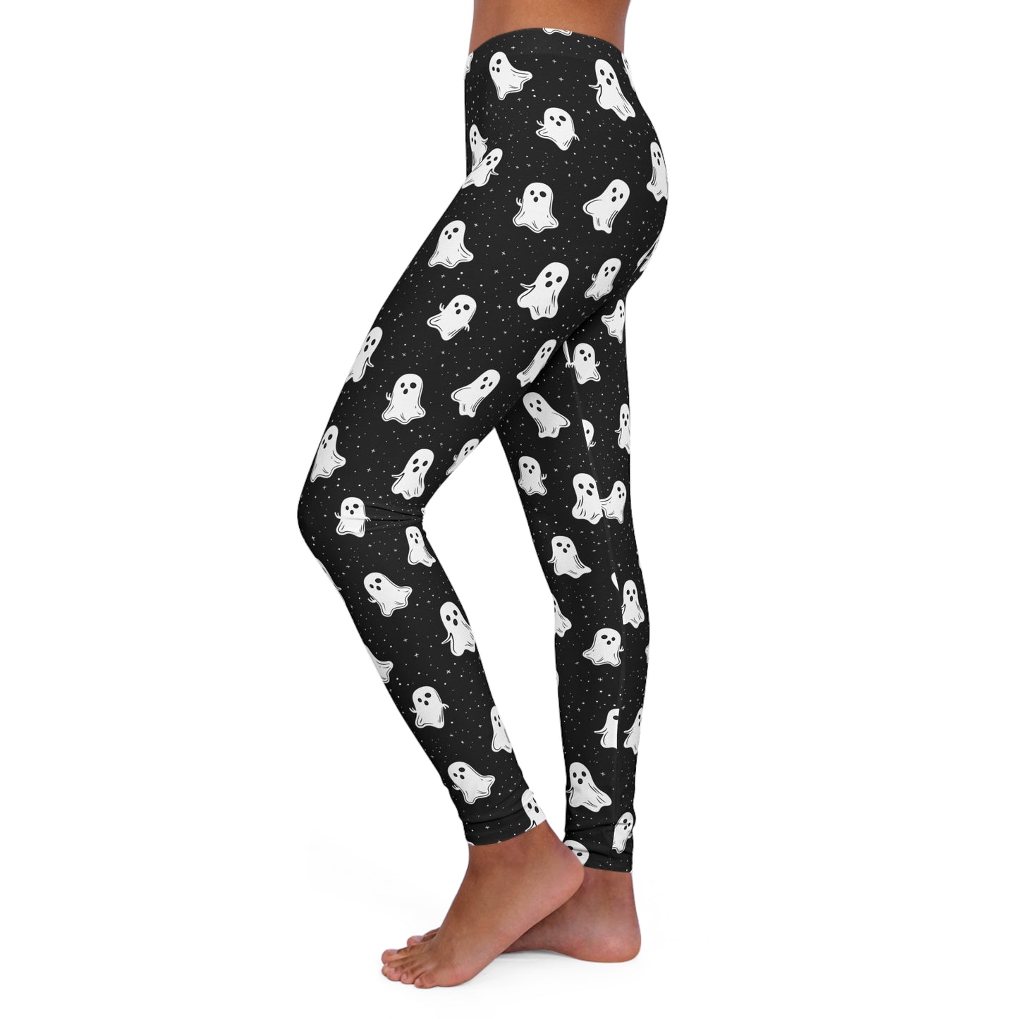 Ghosts Women's Casual Spandex Leggings - UK, USA, AUS