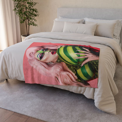 Drag Queen Melon - Soft Polyester Blanket UK