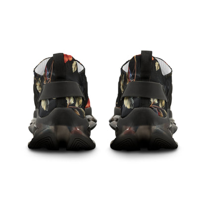 Flower Design  -  Men's Mesh Sneakers - China Only