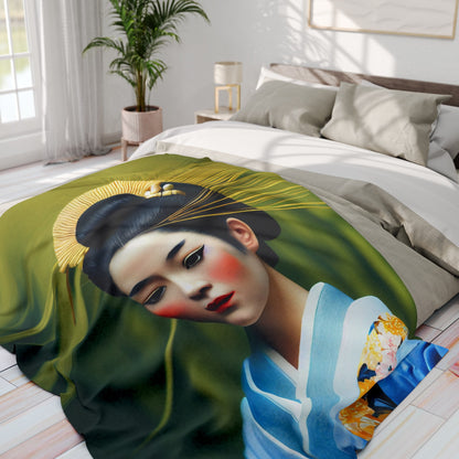 Geisha #4 Arctic Fleece Blanket