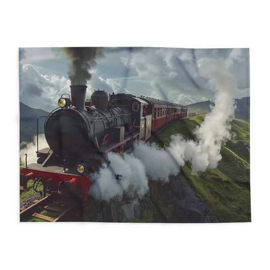 Steam Train #3 - Arctic Fleece Blanket - UK, USA