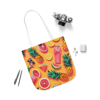 Summertime #4 - Polyester Canvas Tote Bag (AOP)