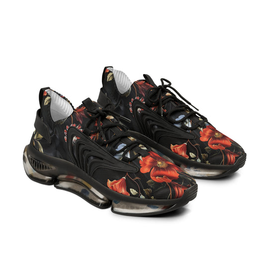 Flower Design  -  Men's Mesh Sneakers - China Only