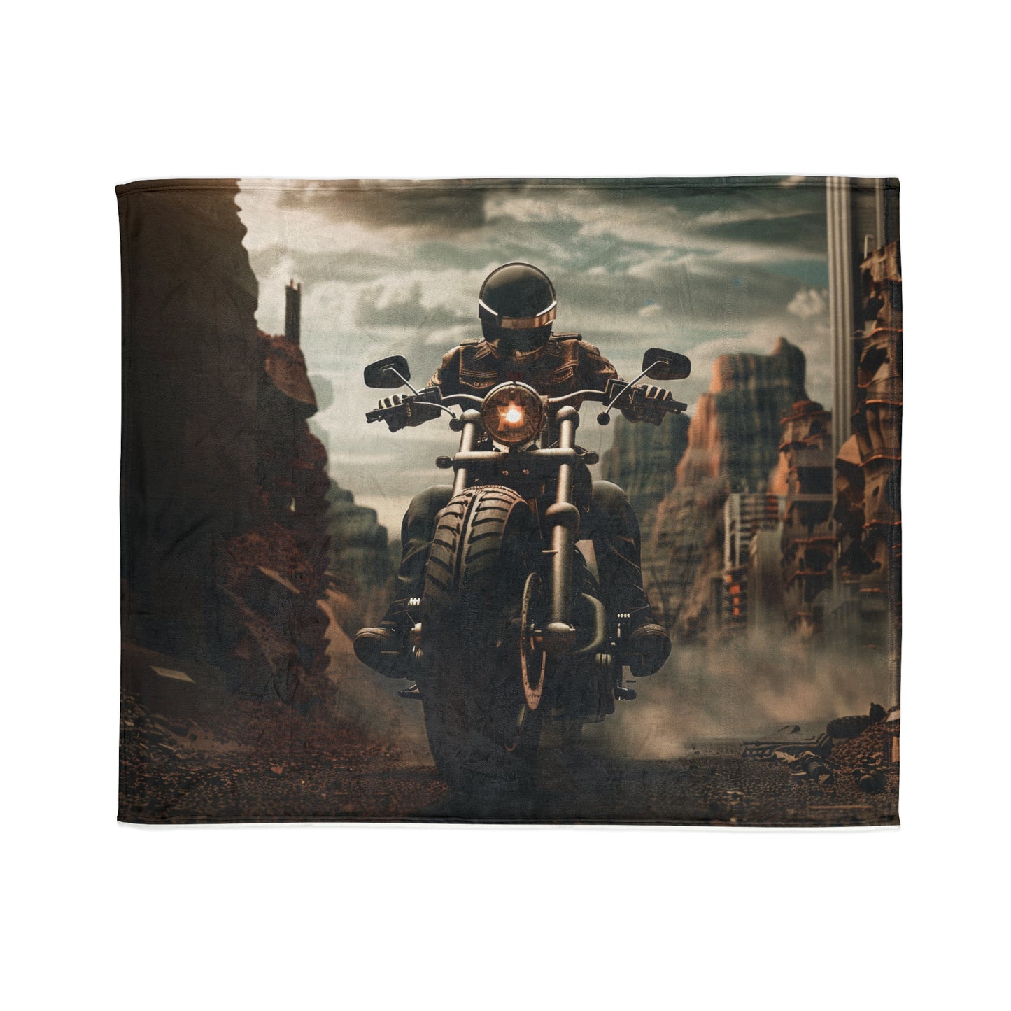Biker #4 - Soft Polyester Blanket