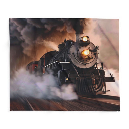 Steam Train #1 - Arctic Fleece Blanket - UK, USA