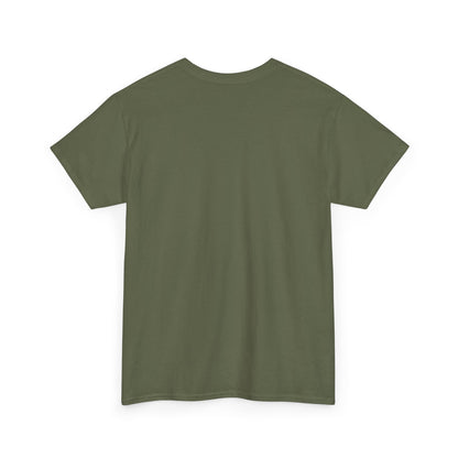 Heavy Cotton Tee - Military Action Print Tee UK