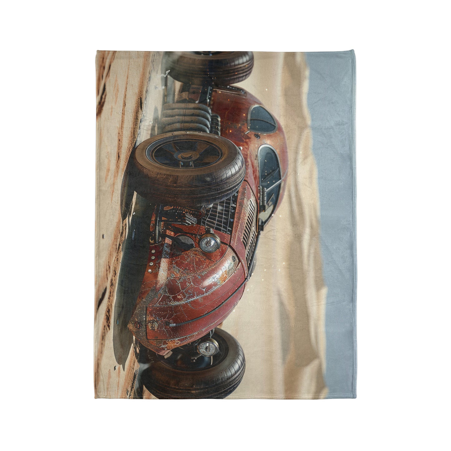 Steampunk Racer #4 - Soft Polyester Blanket