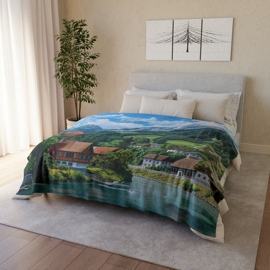 Swiss Beauty #1 Blanket - Soft Polyester Blanket