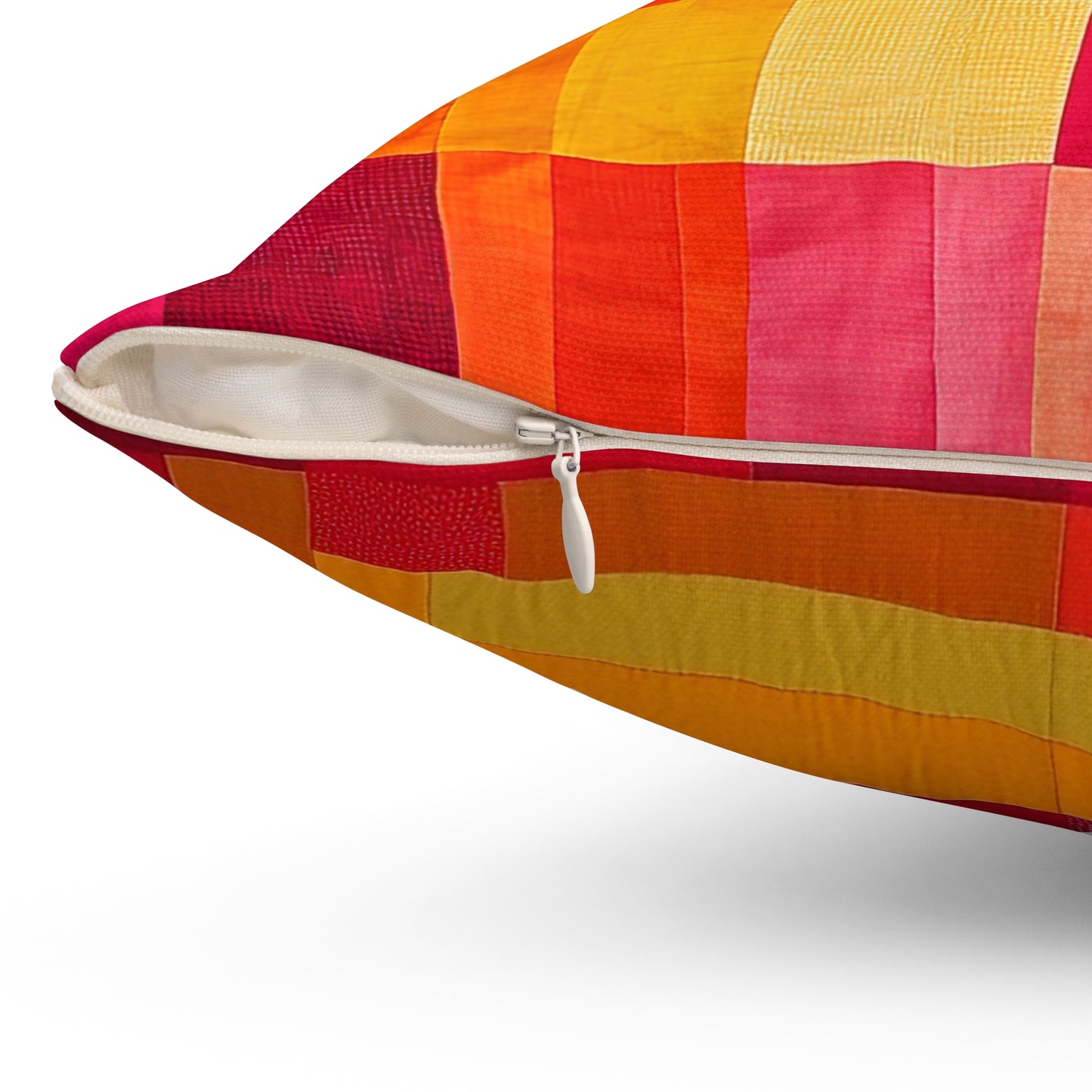 Patchwork 2 - Spun Polyester Square Pillow - USA