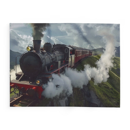 Steam Train #3 - Arctic Fleece Blanket - UK, USA