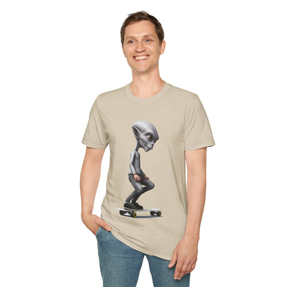 Alien Skater - Unisex Softstyle T-Shirt - UK