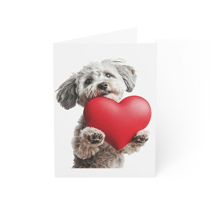 Cute Little Dog Greeting Cards (1, 10, 30, 50pcs) - USA